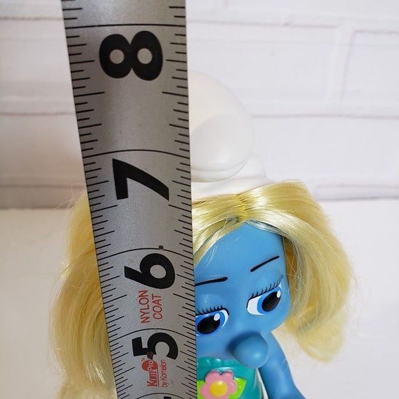 2013 Peyo Blue Smurfette Fashion Doll 6" with Removable Clothes and Shoes RARE - Picture 7 of 8